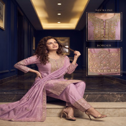 Festive Bollywood Style Farsi Pant Suit Set